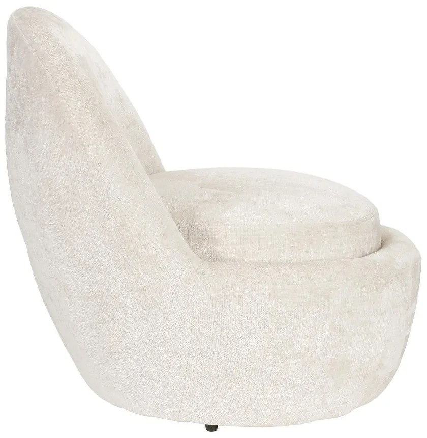 Krémové kreslo Nash – White Label