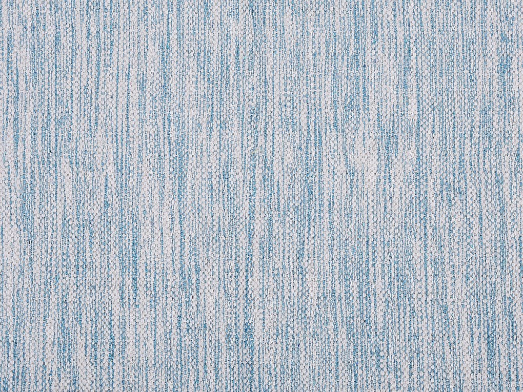 Bavlnený koberec 80 x 150 cm svetlomodrý DERINCE Beliani