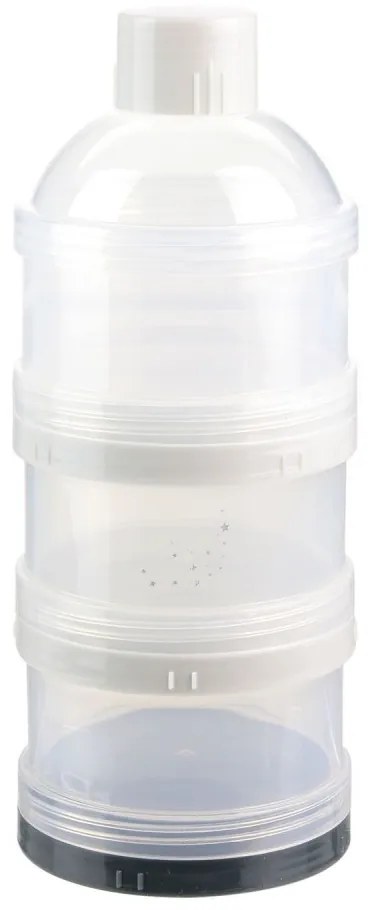 CMP Paris Zásobník na umelé mlieko, 3 stohovateľné dózy, ružová