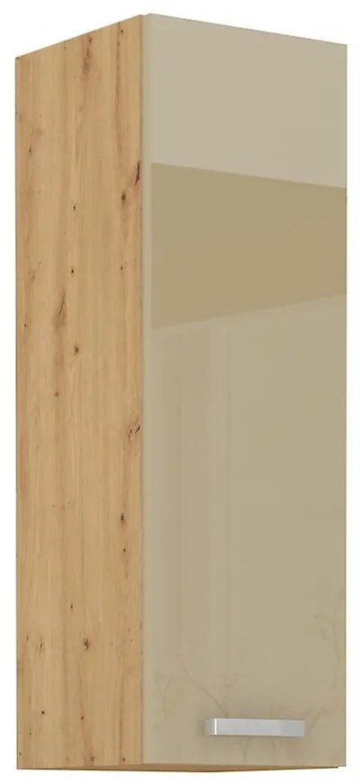 Kuchynská skrinka Artisan cappucino lesk 30G-90 1F