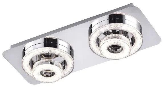 Leuchten Direkt 14521-17 - LED Stropné svietidlo TIM 2xLED/2,8W/230V + 2xLED/3,1W