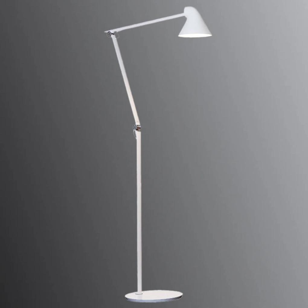 Louis Poulsen NJP stojaca LED lampa, 2 700 K biela