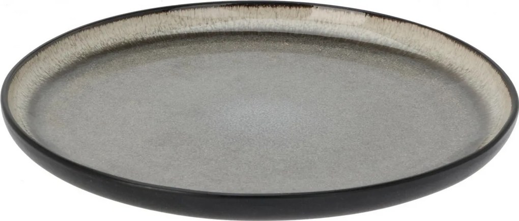 Kameninový plytký tanier Moss, pr. 26 cm