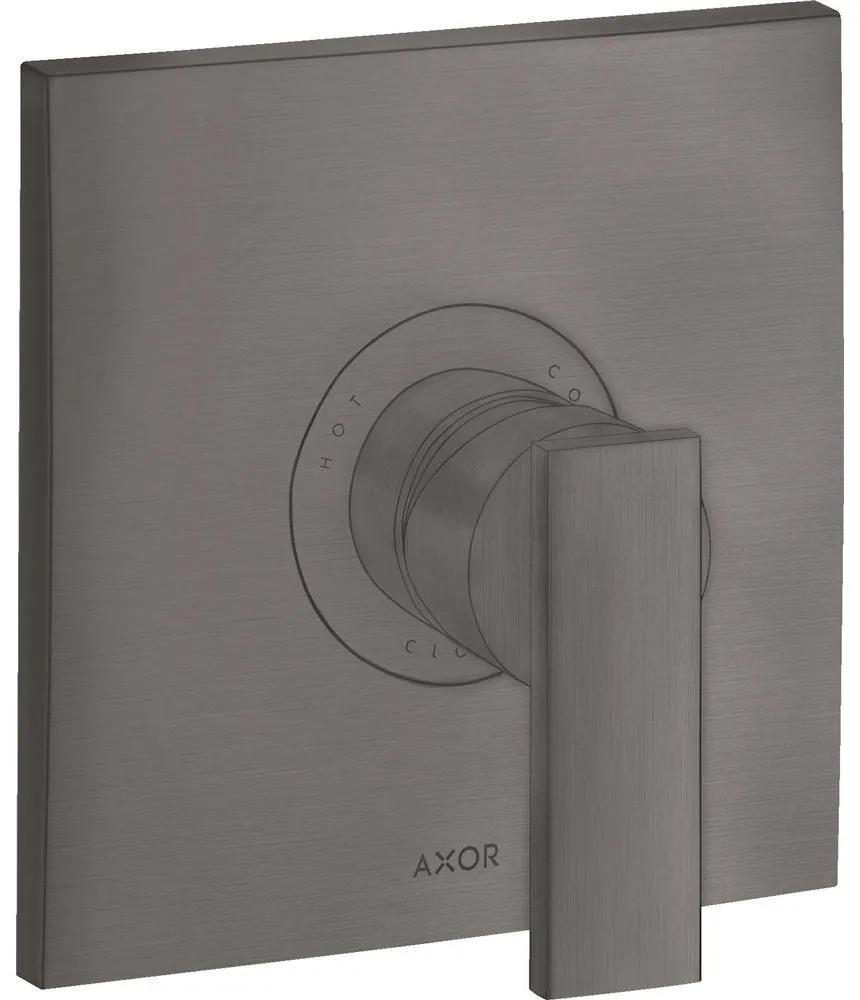 AXOR Citterio páková sprchová batéria pod omietku, pre 1 výstup, kartáčovaný čierny chróm, 39655340