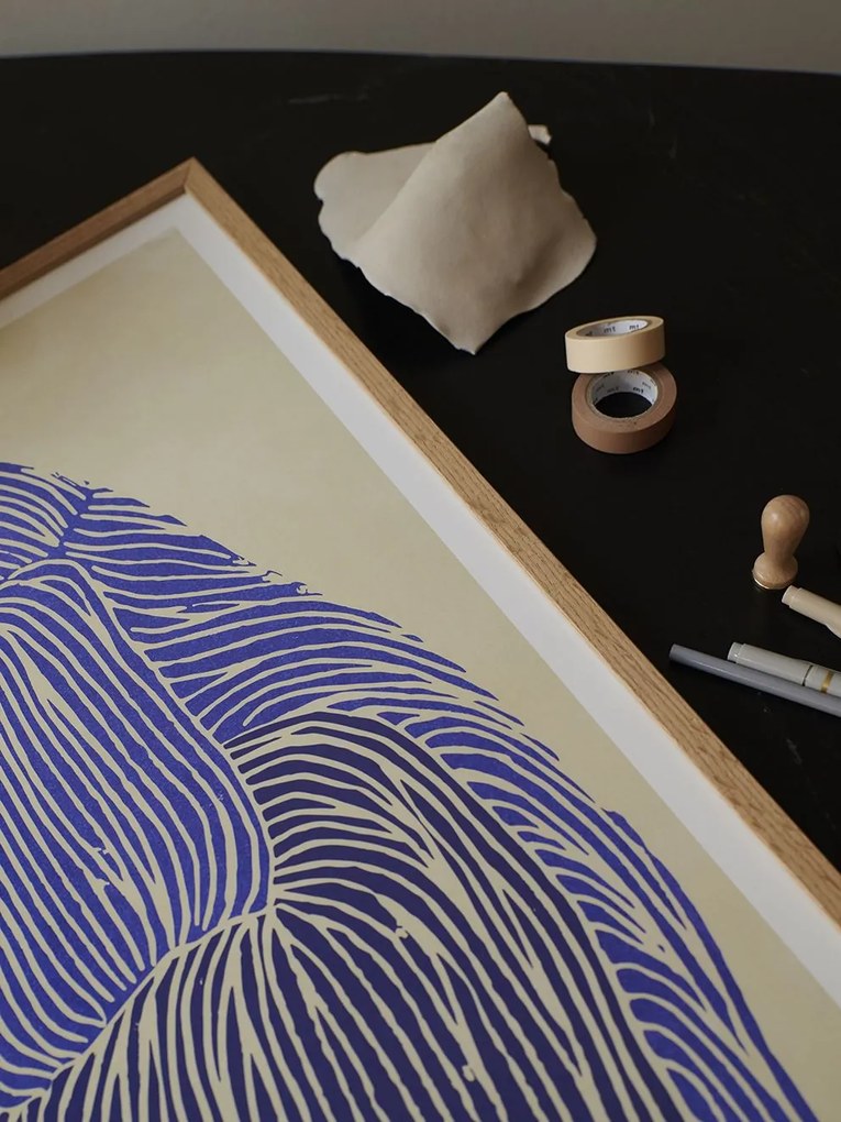THE POSTER CLUB Autorský plagát Deep Blue by Rebecca Hein 30 x 40 cm