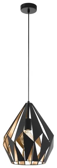 Eglo 49931 - Závesné svietidlo CARLTON 1 1xE27/60W/230V