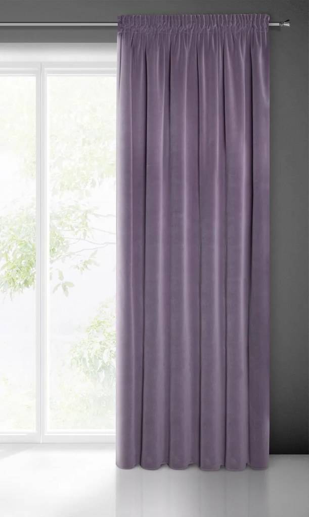 EUROFIRANY zamatový jednofarebný záves 140 cm x 270 cm zlatá 100 % polyester Rozmer varianty: 140 cm x 250 cm, Farba varianty: Svetlo hnedá