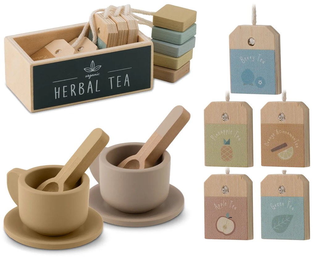 Drevená čajová súprava Nukido NK-864