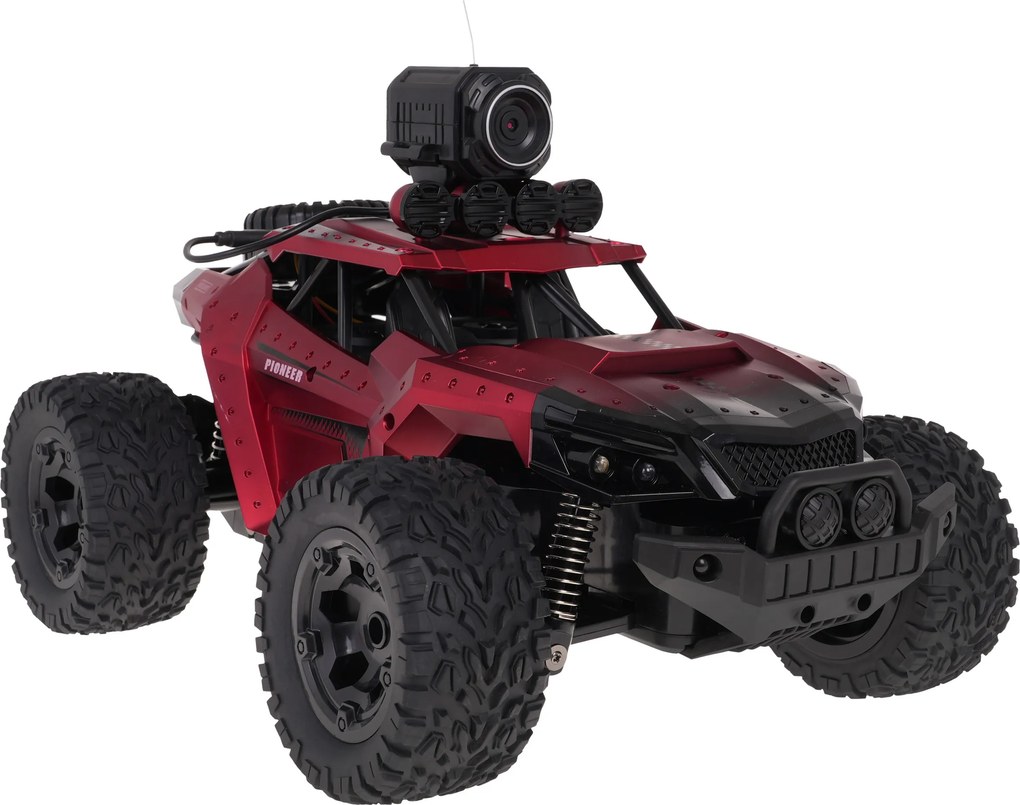 Ramiz MEGA Crawler PIONEER s kamerou Červený RC na diaľkové ovládanie