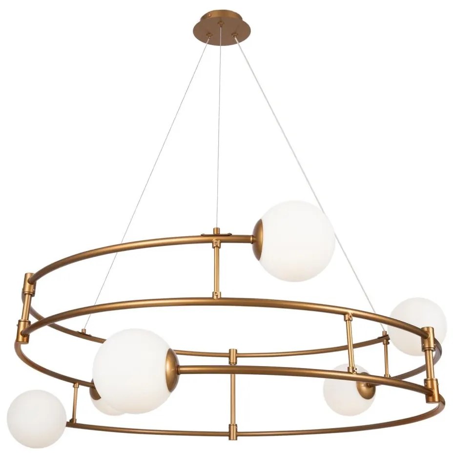 Maytoni MOD317PL-06G - Luster na lanku BALANCE 6xG9/40W/230V medená