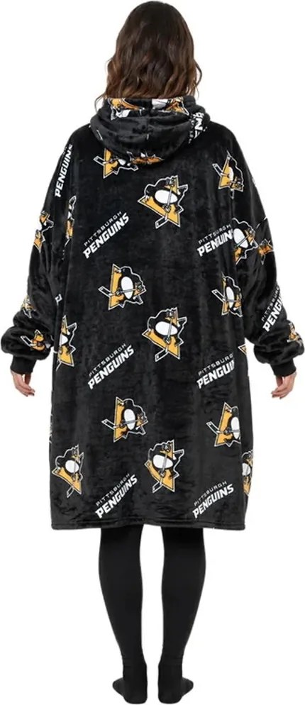 Mikinová televízna deka NHL Pittsburgh Penguins – veľ. M