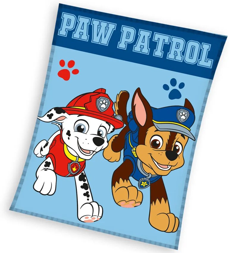 Detská deka Carbotex Paw Patrol Super Duo, 130 x170 cm