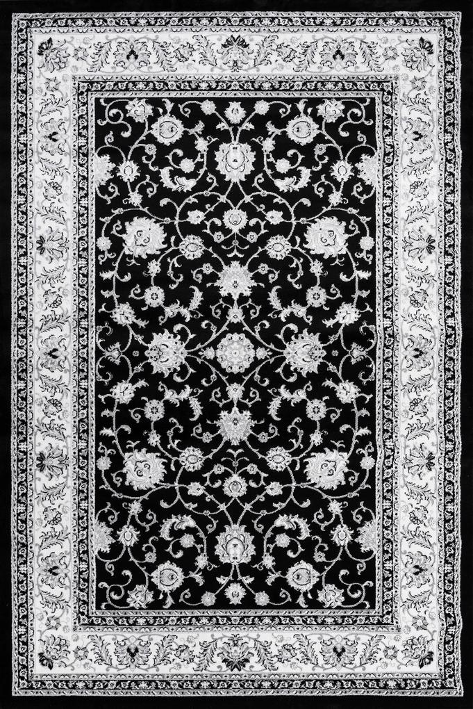 Festival koberce Kusový koberec Silkway F466A Black - 80x150 cm