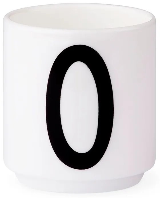 DESIGN LETTERS Espresso hrnček Letters – Number – 100 ml Nr.4