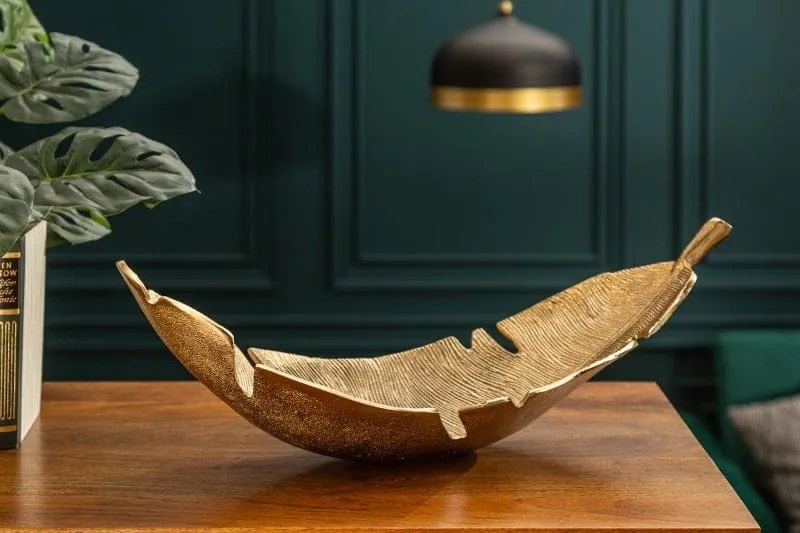 Miska Gold Leaf 60cm zlatá