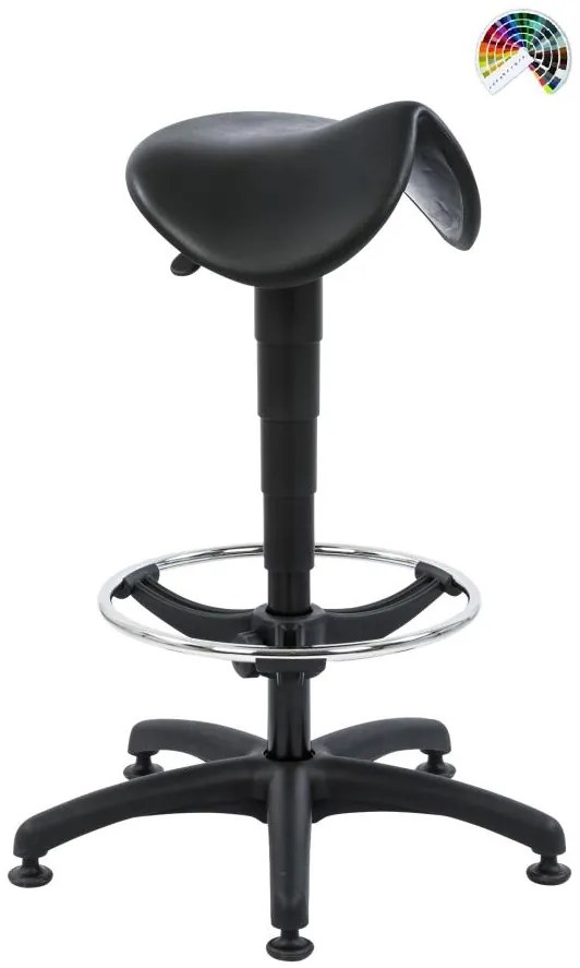 ANTARES Pracovná stolička taburet sedlo 1290 PU SELLA