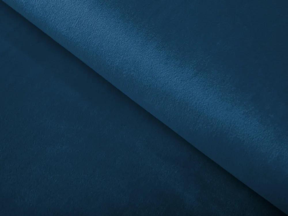 Biante Veľký zamatový oválny obrus Velvet Premium SVP-001 Petrolejovo modrá 240x280 cm
