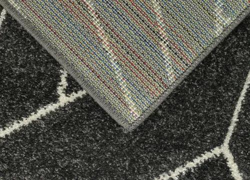 Koberce Breno Kusový koberec PORTLAND 58/RT4E, sivá, viacfarebná,67 x 120 cm