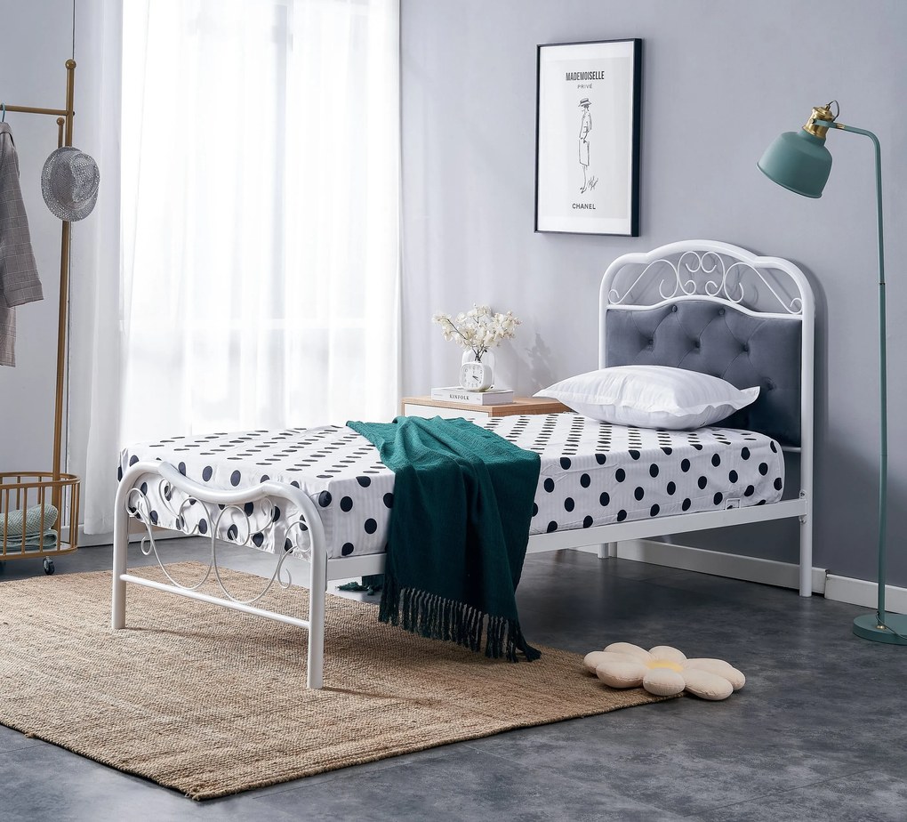 Jednolôžková posteľ 90 cm Fabrina. Akcia -13%. Vlastná spoľahlivá doprava až k Vám domov. 1067876