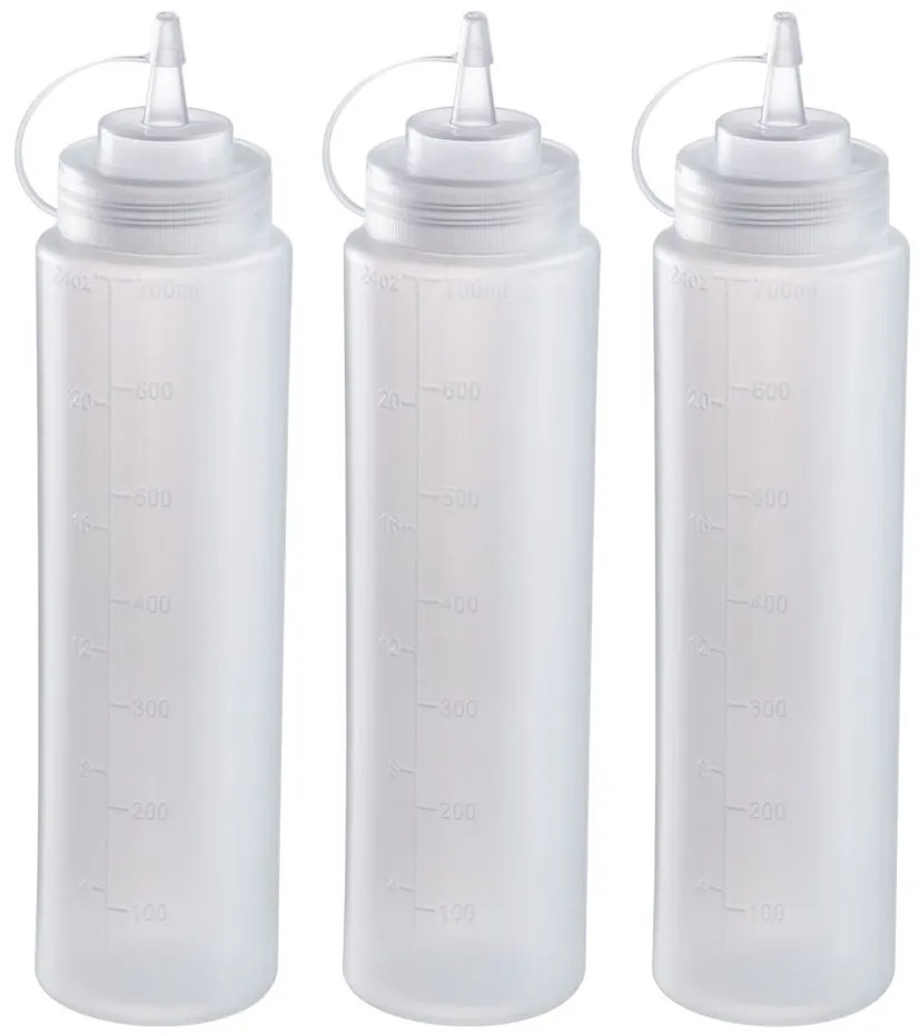 Westmark Sada dávkovacích fliaš, 700 ml, 3 ks