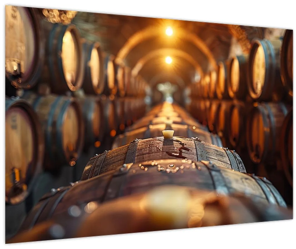 Obraz - Vínna pivnica (90x60 cm)