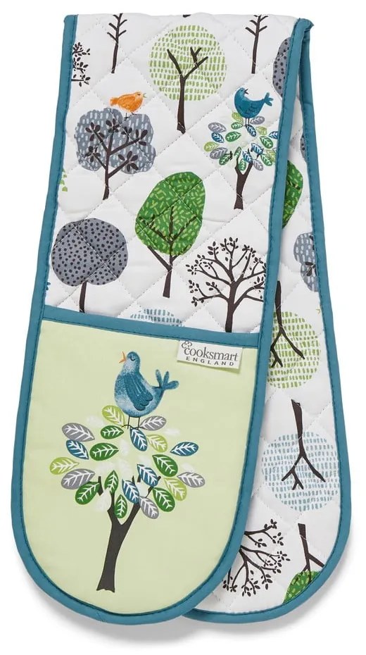 Dvojitá bavlnená chňapka Cooksmart ® Forest Birds