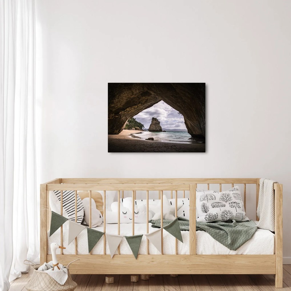 Obraz z jaskyne, Nový Zéland (70x50 cm)