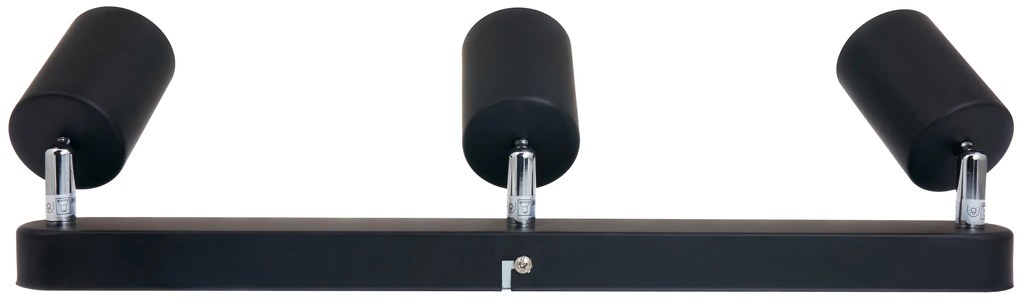 BERGE Stropné bodové svietidlo LED VIKI 3x GU10 čierne