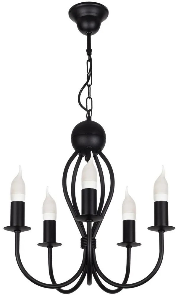 Luster na reťazi ARTHUR 5xE14/40W/230V