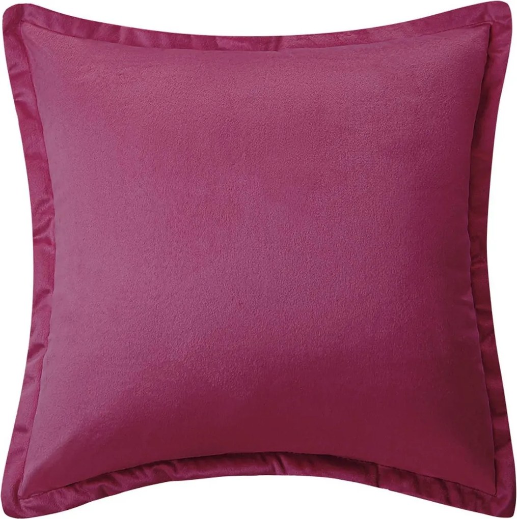 Velúrová obliečka na vankúš SOFT VELVET bordová 40x40 cm