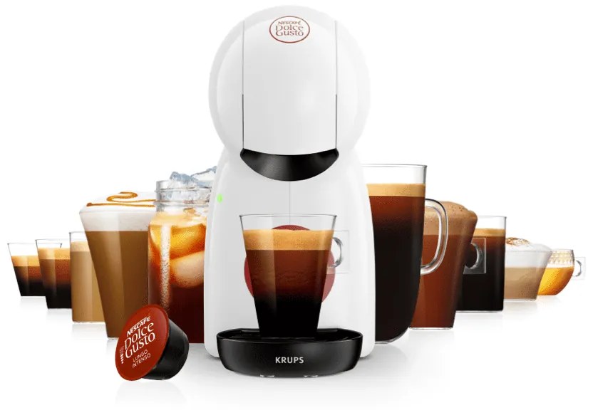 Kapsulový kávovar KRUPS Nescafé Dolce Gusto Piccolo XS KP1A3110 Biely