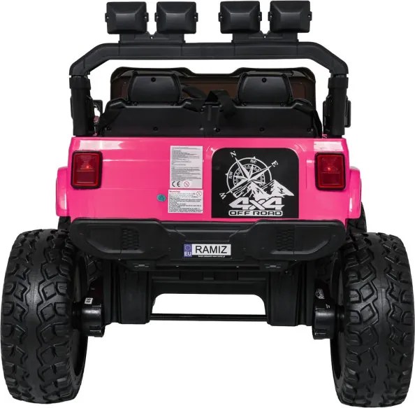 Elektrické autíčko Extreme Sport 4x4 ružové