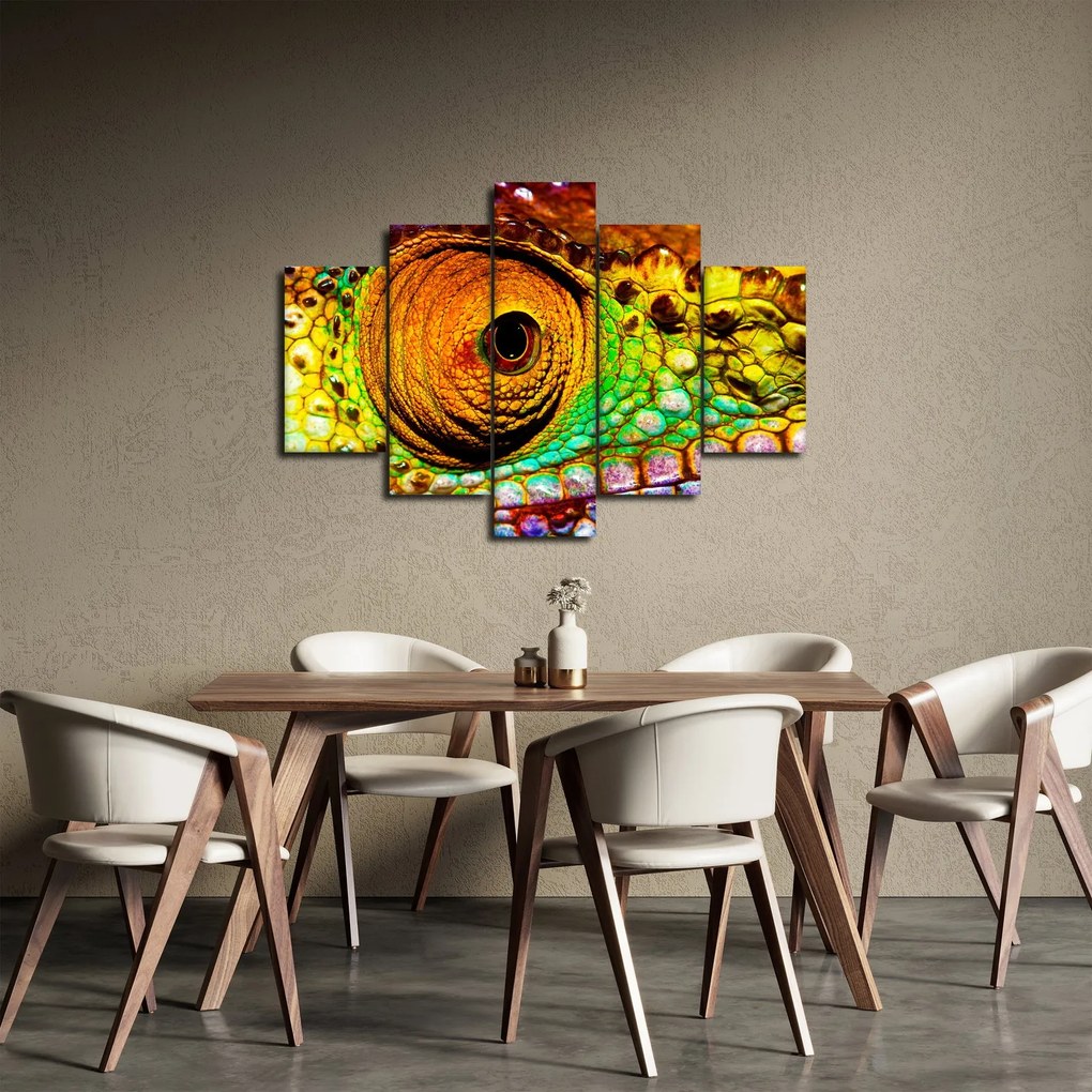 Obraz - Chameleon (150x105 cm)