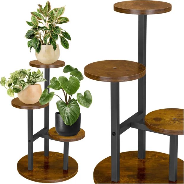 Stojan na kvety MIGUEL RUSTIC dub