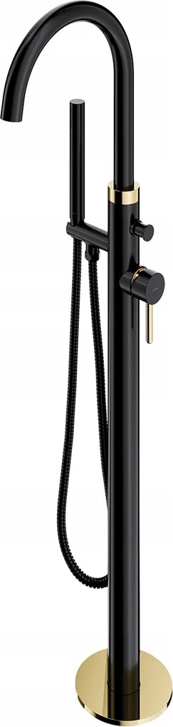 Voľne Stojaca Vaňová Batéria Čierna Zlatá Omnires