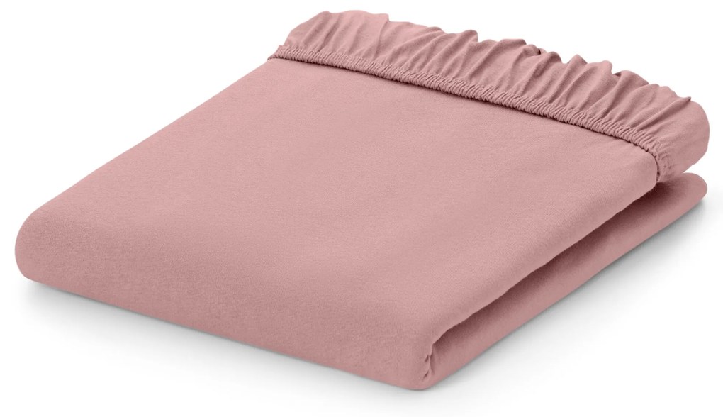 Džersejová napínacia plachta, nadmerná veľkosť, ružová