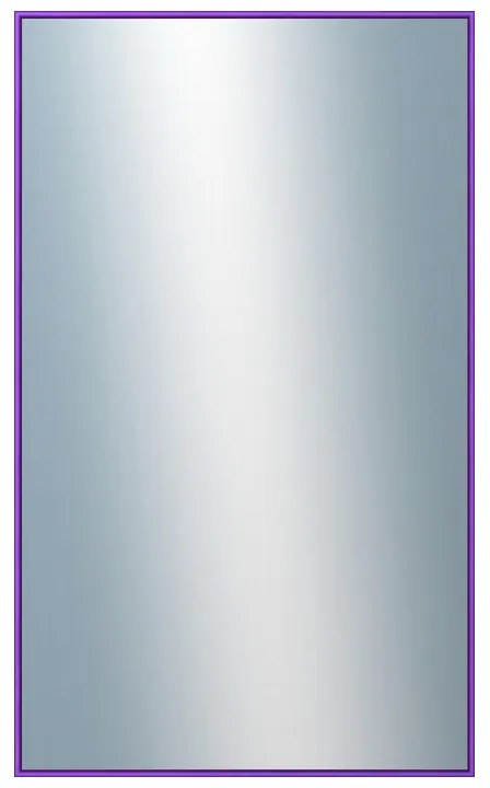 DANTIK - Zrkadlo v rámu, rozmer s rámom 60x100 cm z lišty Hliník modrá m. (7002242)