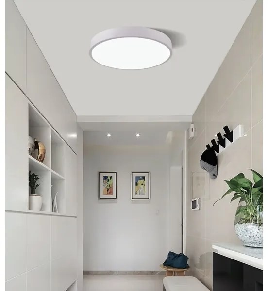 LED Stropné svietidlo LED/50W/230V 4000K pr. 50 cm biela