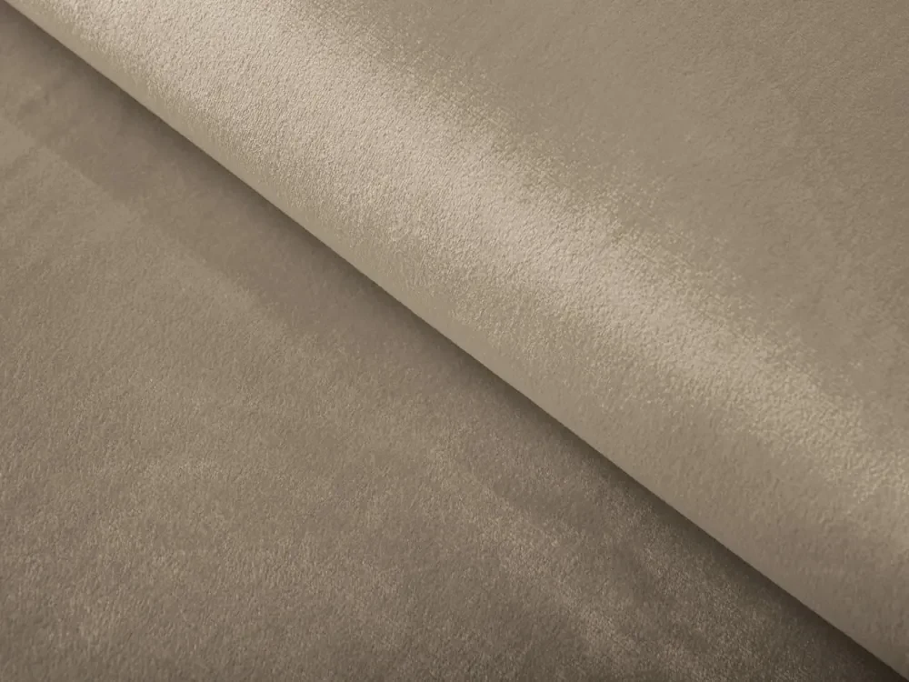 Biante Zamatový záves Velvet Prémium SVP-030 Sivobéžový - šírka 135 cm 135x200 cm