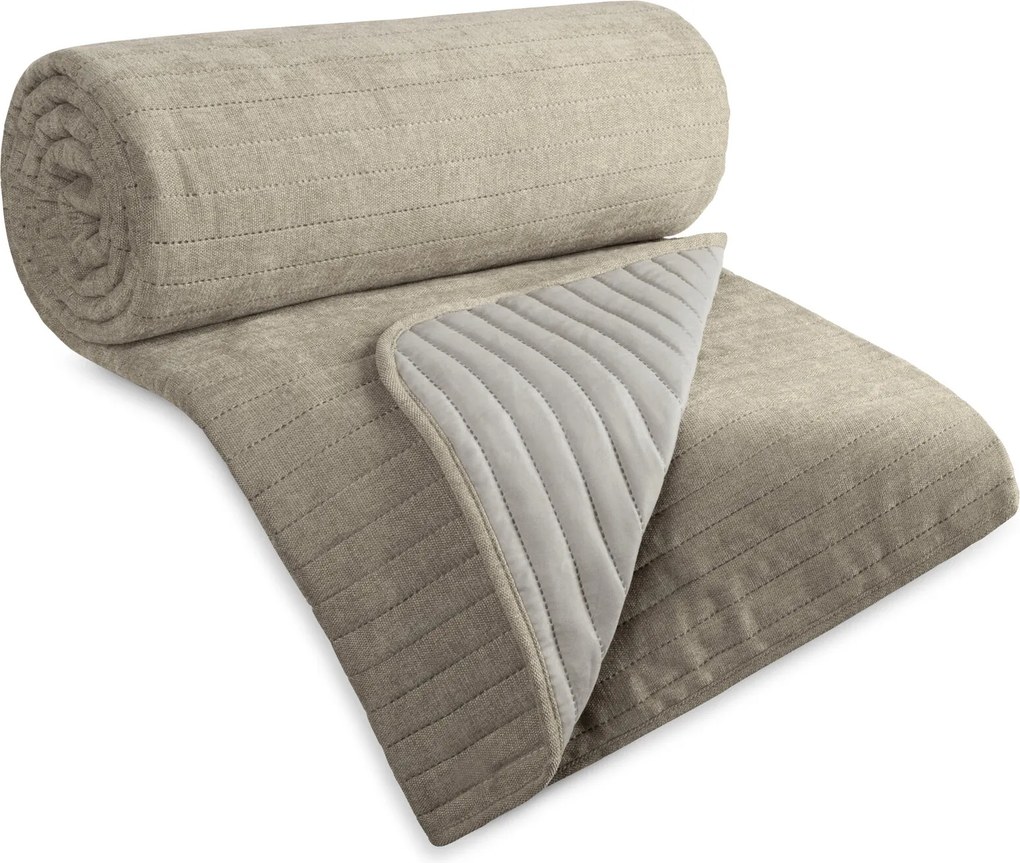 PREHOZ NA POSTEĽ GLORI 220X240 CM BÉŽOVÝ