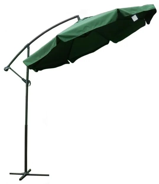 Rojaplast EXCLUSIVE 7240 Slnečník bočný - zelený 300cm