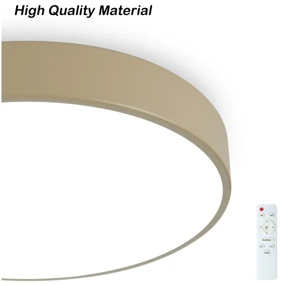 Brilagi - stmievateľné LED svietidlo POOL LED/36W/230V 3000-6000K priemer 30 cm béžové + diaľkové ovládanie