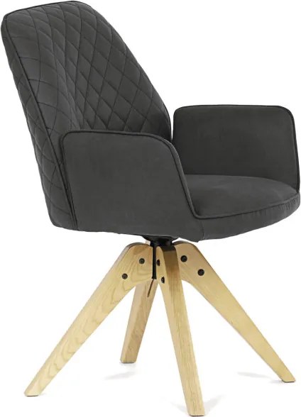 Jedálenská stolička čierna HC-539 BK3