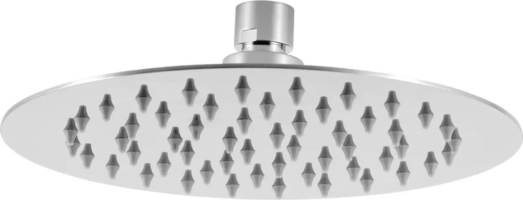 Novaservis Pevná sprcha samočistiaca priemer 200 mm, nerez