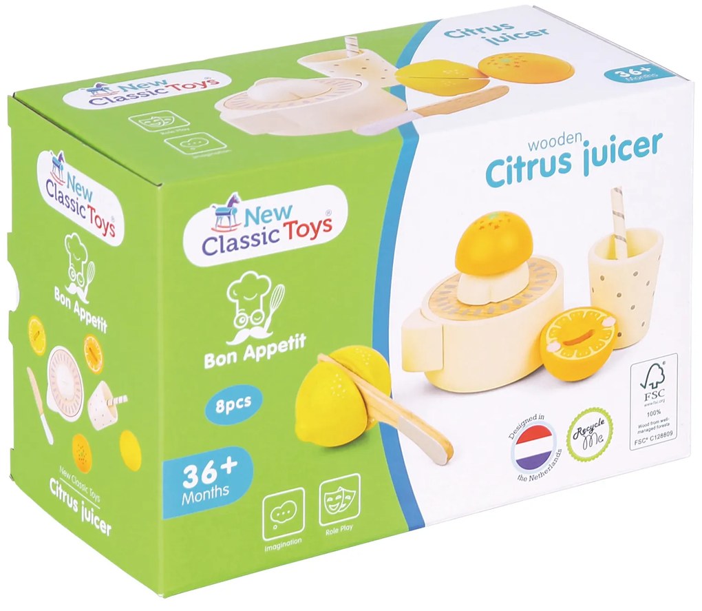 Drevený lis na citrusy