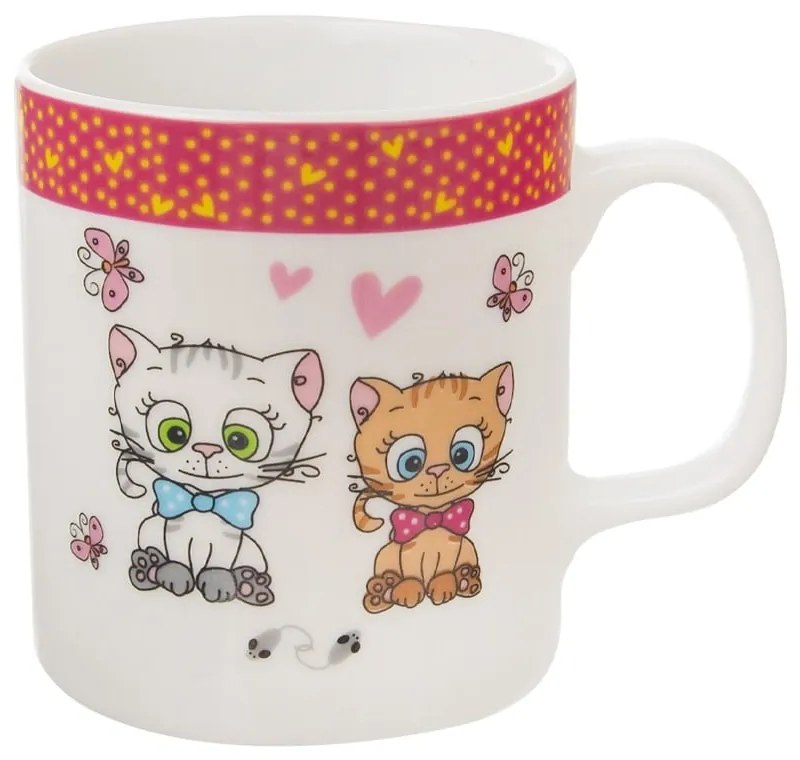 3-dielna detská porcelánová jedálenská súprava Orion Kittens