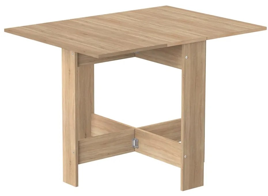 Rozkladací jedálenský stôl v dekore duba 76x28 cm Papillon – TemaHome