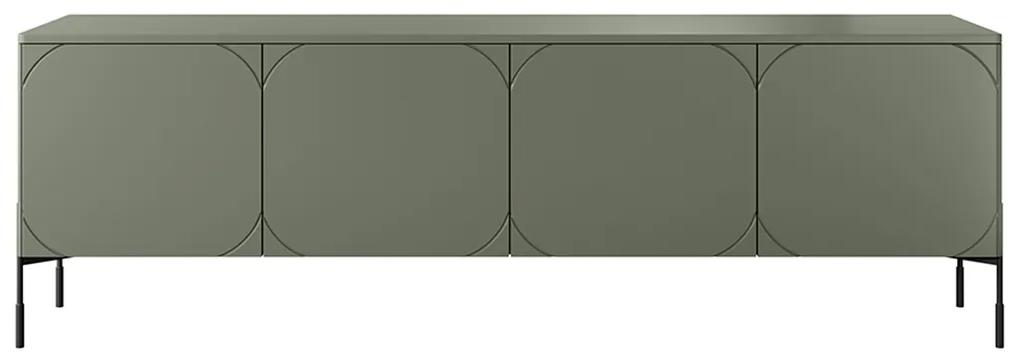 TV stolík Sonatia 200 cm - olivová