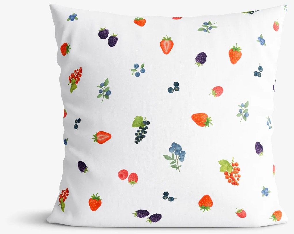 Goldea dekoračná obliečka na vankúš - lesné plody 40 x 40 cm