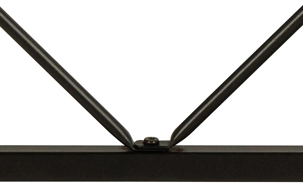 Písací stôl Bahamas 120 cm dub prírodný rustikálny/čierny